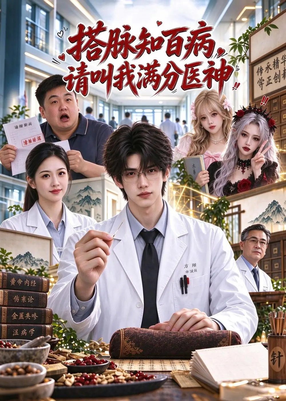 《搭脉知百病，请叫我满分医神&搭脉知百病请叫我满分医神（166集）AI短剧》短剧全集免费在线观看-CD网盘社