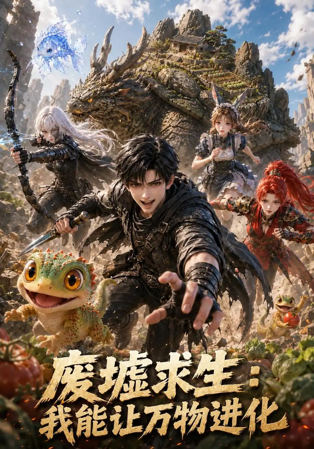 《废墟求生：我能让万物进化&废墟求生我能让万物进化（125集）AI短剧》短剧全集免费在线观看-CD网盘社