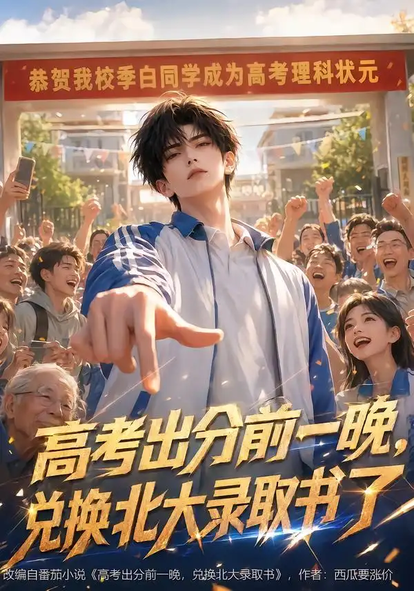 《高考出分前一晚，兑换北大录取书了&高考出分前一晚兑换北大录取书了（80集）AI短剧》短剧全集免费在线观看-CD网盘社