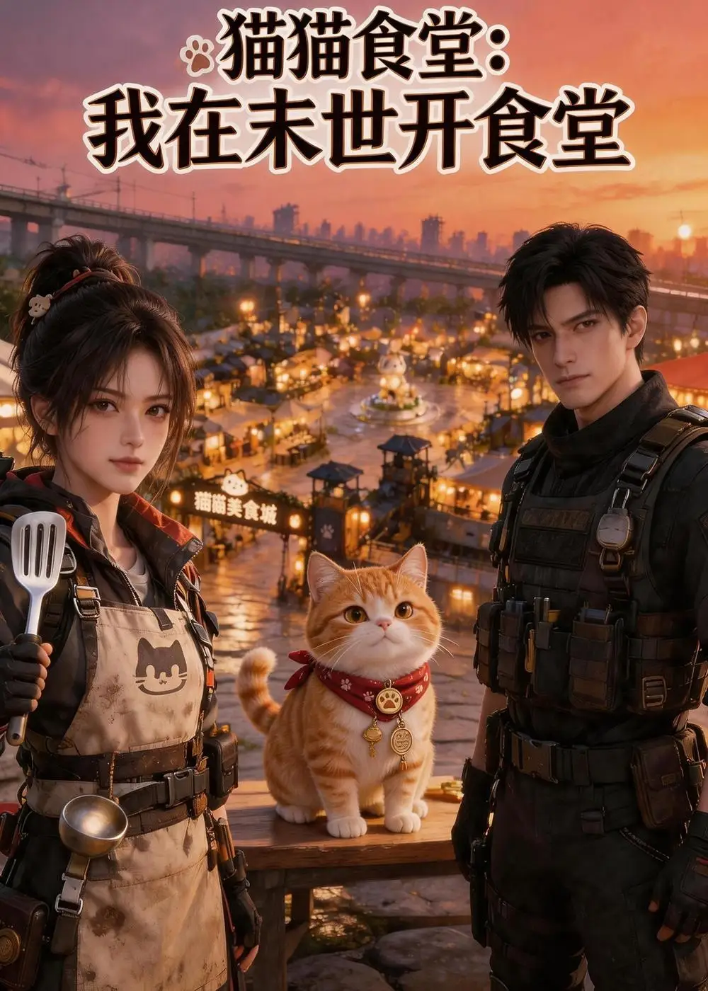 猫猫食堂：我在末世开食堂&猫猫食堂我在末世开食堂（91集）AI短剧全集免费在线观看 - 第一搜