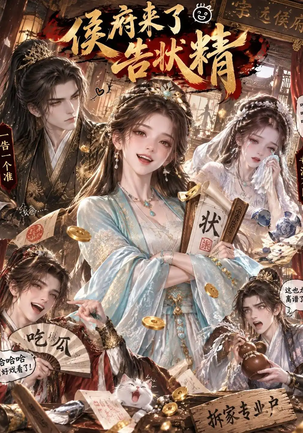 《侯府来了告状精（133集）AI短剧》短剧全集免费在线观看-CD网盘社
