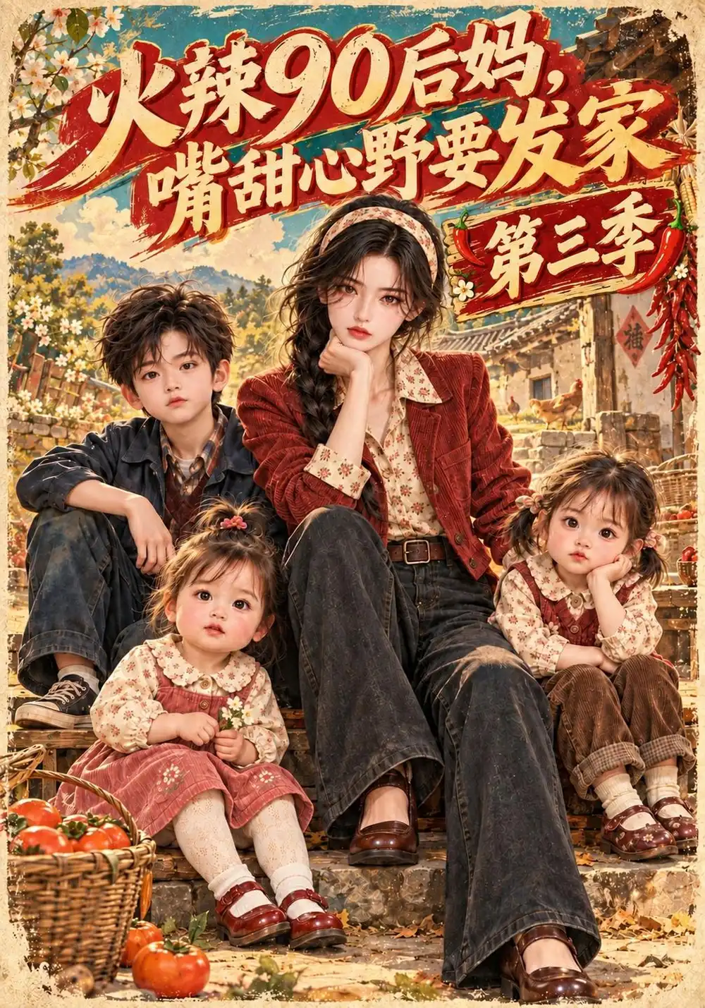《火辣90后妈，嘴甜心野要发家第三季&火辣90后妈嘴甜心野要发家第三季（168集）AI短剧》短剧全集免费在线观看