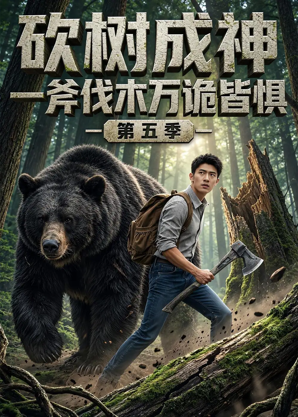 《砍树成神：一斧伐木万诡皆惧第五季&砍树成神一斧伐木万诡皆惧第五季（123集）AI短剧》短剧全集免费在线观看-CD网盘社
