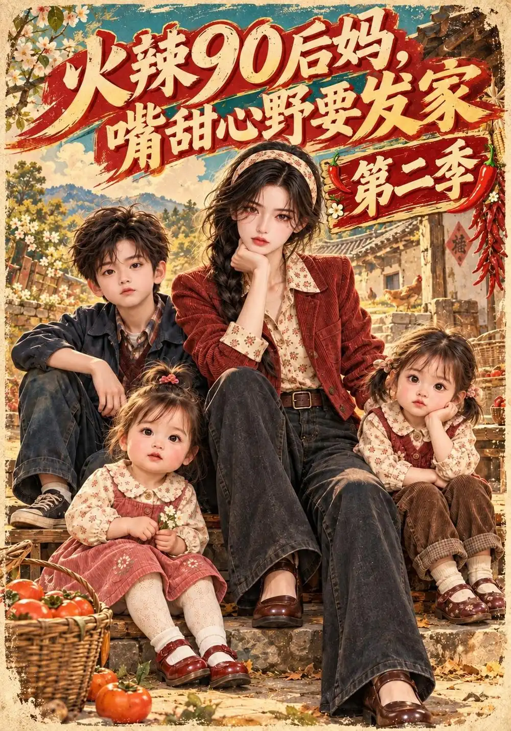 《火辣90后妈，嘴甜心野要发家第二季&火辣90后妈嘴甜心野要发家第二季（170集）AI短剧》短剧全集免费在线观看-CD网盘社