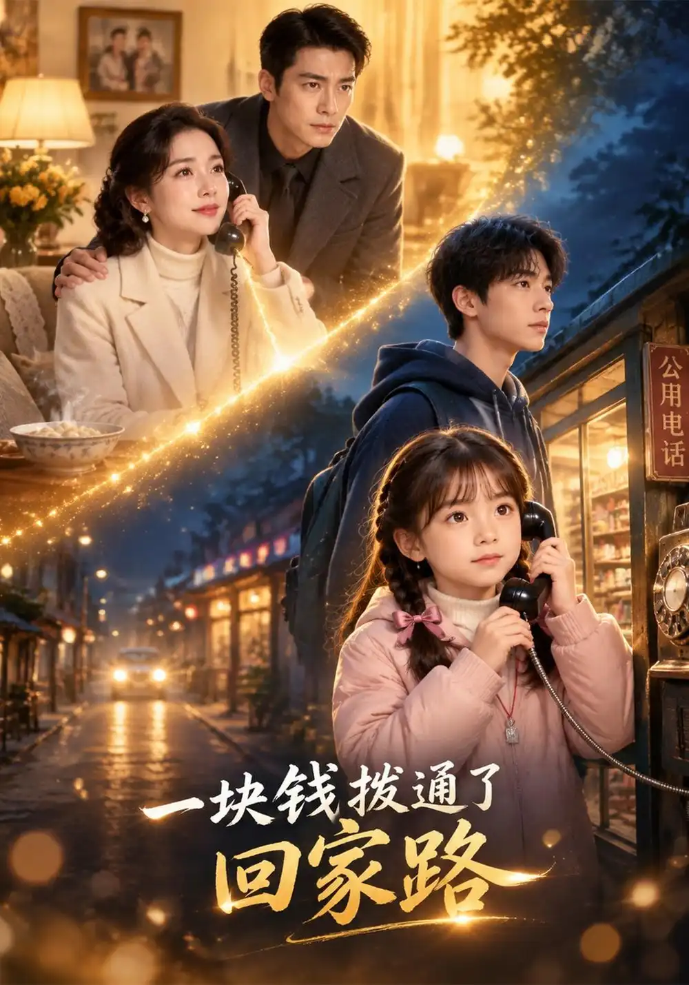 《一块钱拨通了回家路（70集）AI短剧》短剧全集免费在线观看-CD网盘社