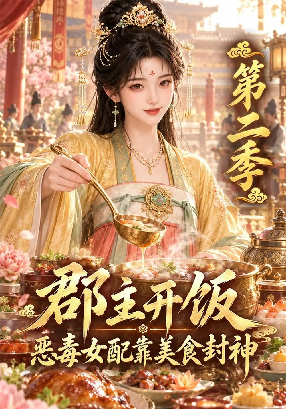 《郡主开饭：恶毒女配靠美食封神第二季&郡主开饭恶毒女配靠美食封神第二季（125集）AI短剧》短剧全集免费在线观看-CD网盘社