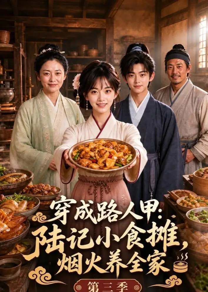 《穿成路人甲：陆记小食摊，烟火养全家第三季&穿成路人甲陆记小食摊烟火养全家第三季（105集）AI短剧》短剧全集免费在线观看-CD网盘社