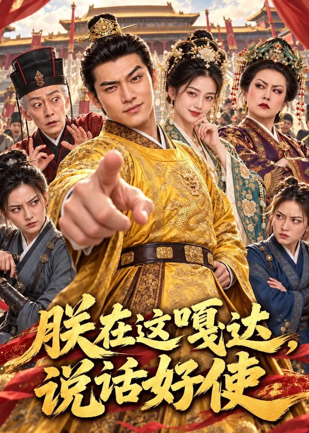 《朕在这嘎达，说话好使&朕在这嘎达说话好使（100集）AI短剧》短剧全集免费在线观看-CD网盘社